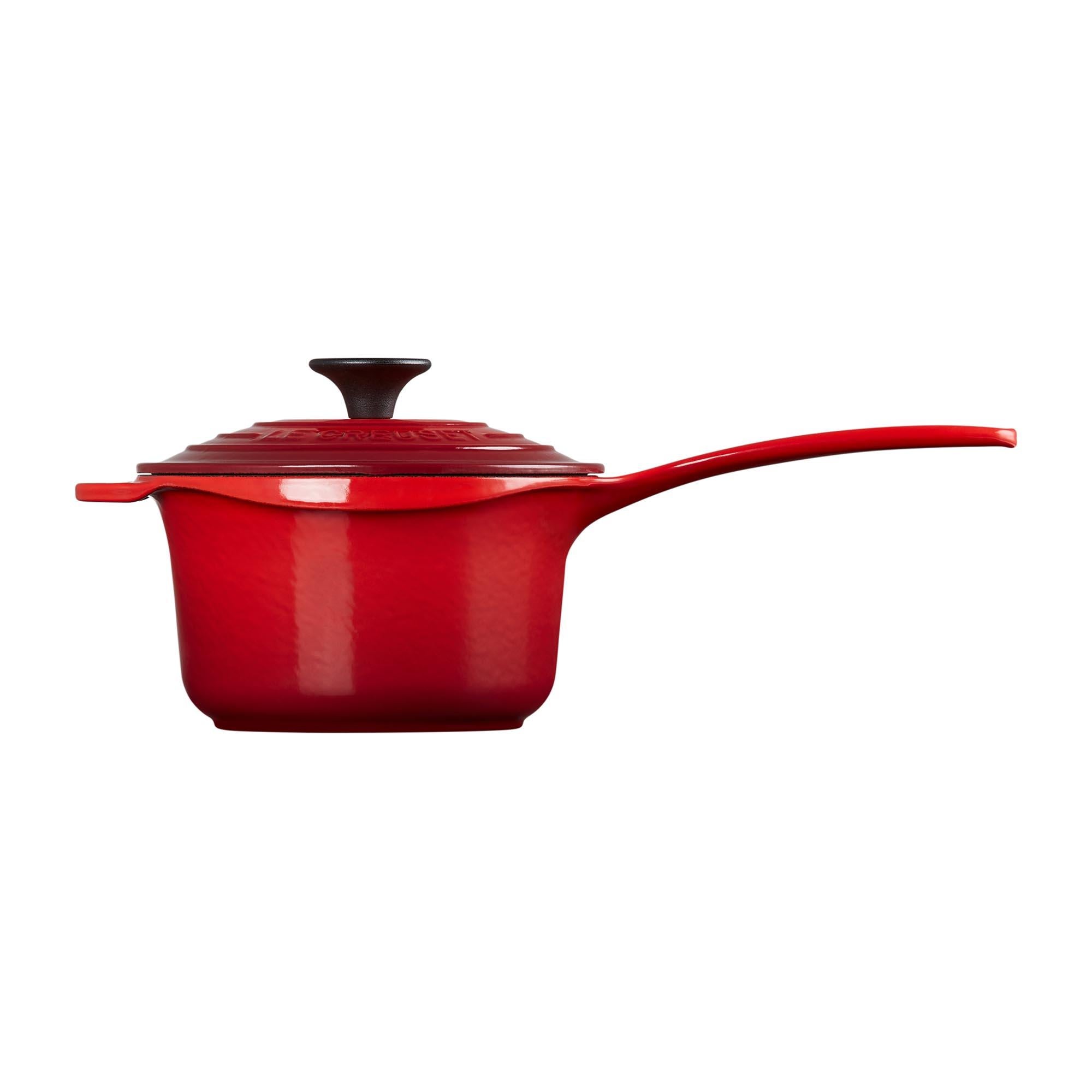 Iron Handle Saucepan 16cm - Cherry Red