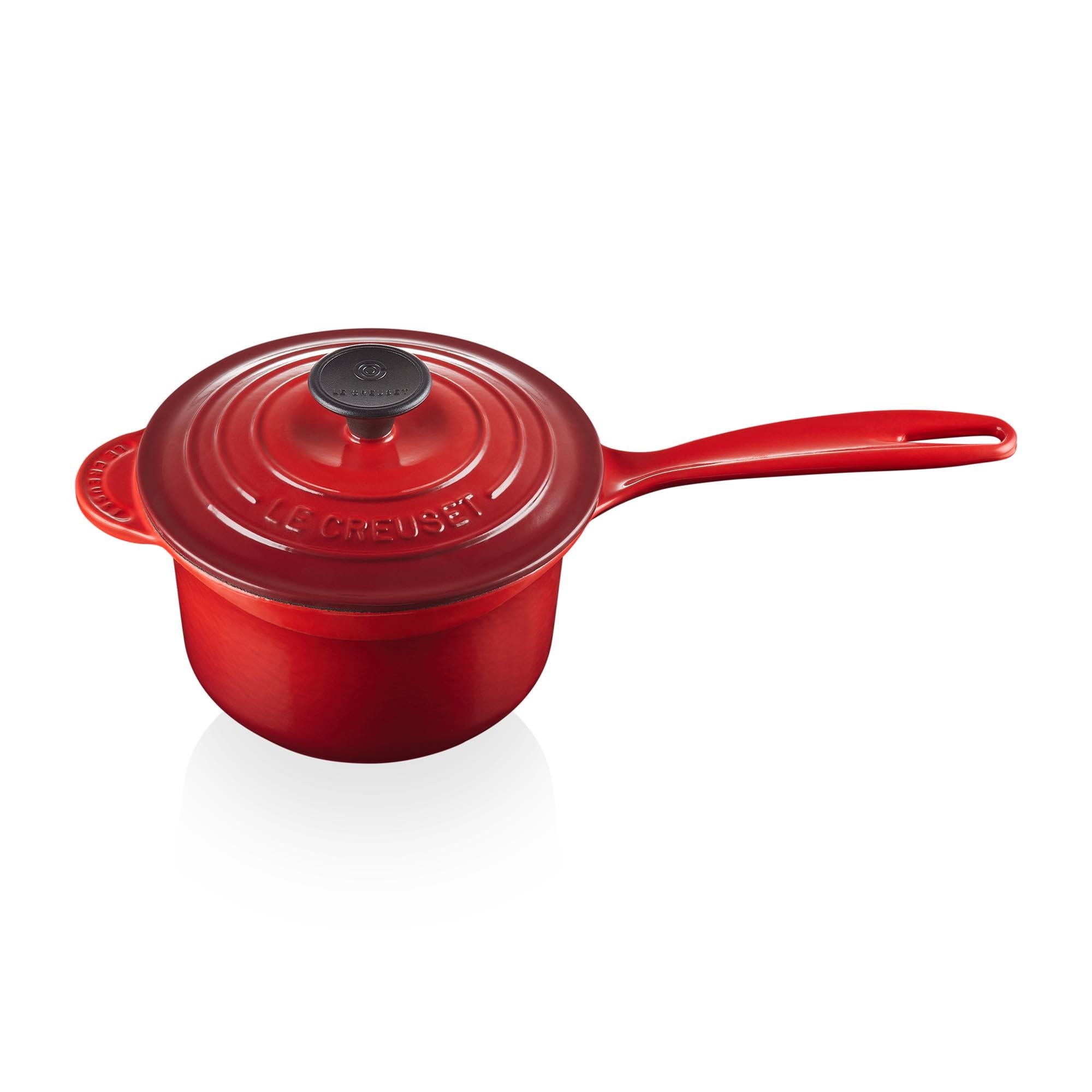 Iron Handle Saucepan 16cm - Cherry Red