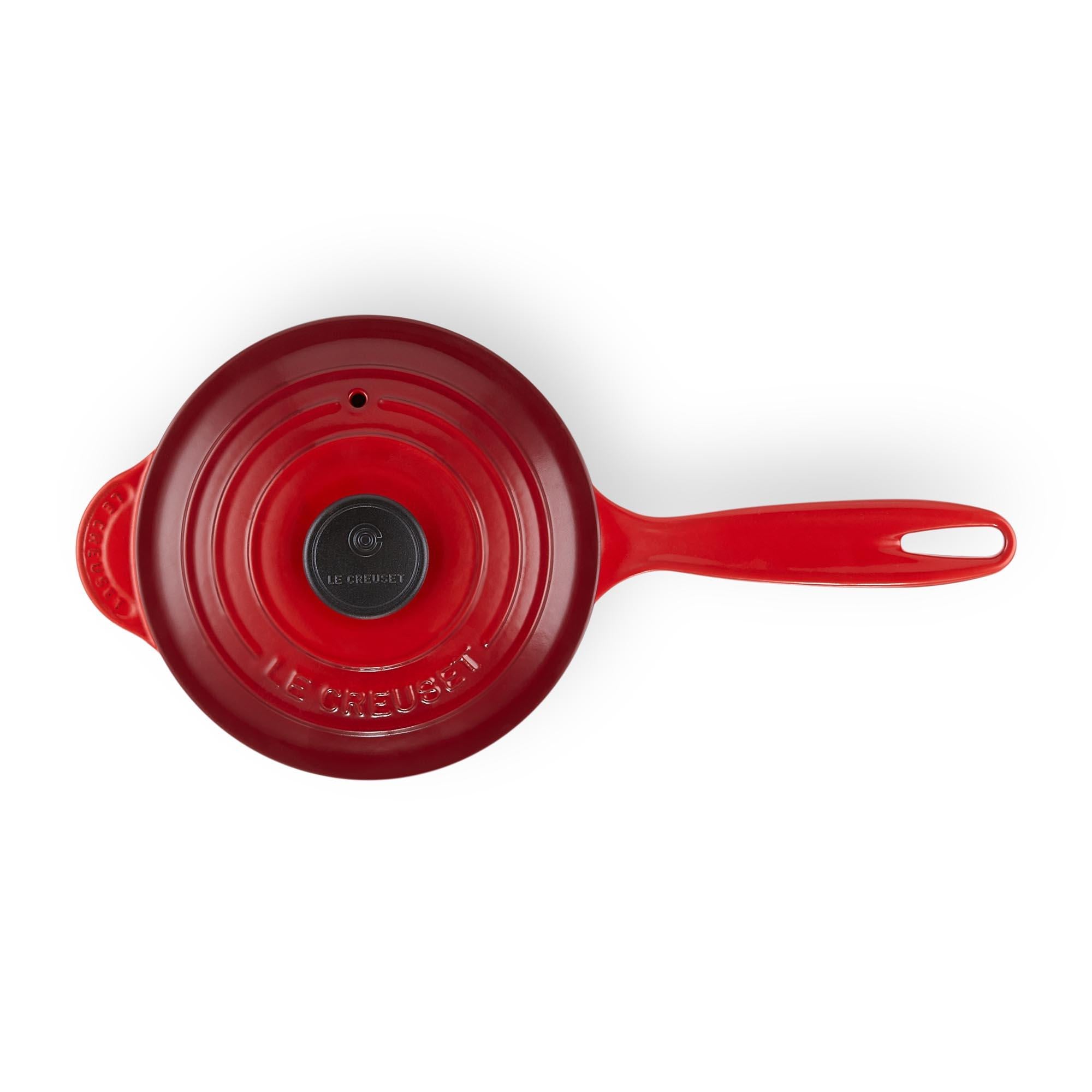 Iron Handle Saucepan 16cm - Cherry Red