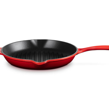 Round Skillet Grill 26cm - Cherry Red