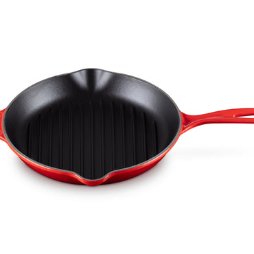 Round Skillet Grill 26cm - Cherry Red