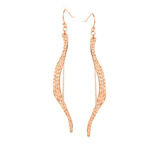 River Tale Earring - Rose Gold Plated