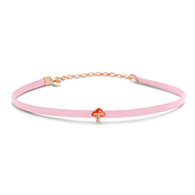 Pastel Mushroom Choker - Rose Gold Plated