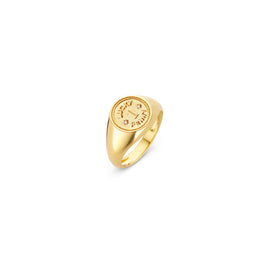 Lucky Penny Ring - Yellow Gold Plated