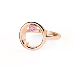 Gravity Ring - Rose Gold Plated