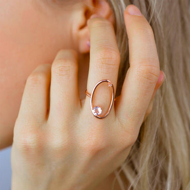 Magnetism Ring - Rose Gold Plated