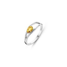 Marigold Ring - White Plated