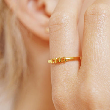 Blush Ring - Yellow Gold Plated