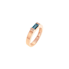 Dawn Diamond Ring- Rose Gold Plated