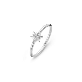 Night Sky Ring - White Plated