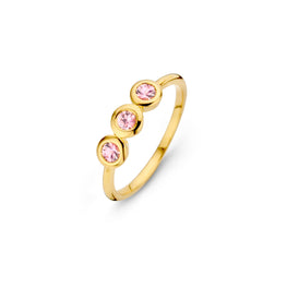 Moonstone Ring - Yellow Gold Plated