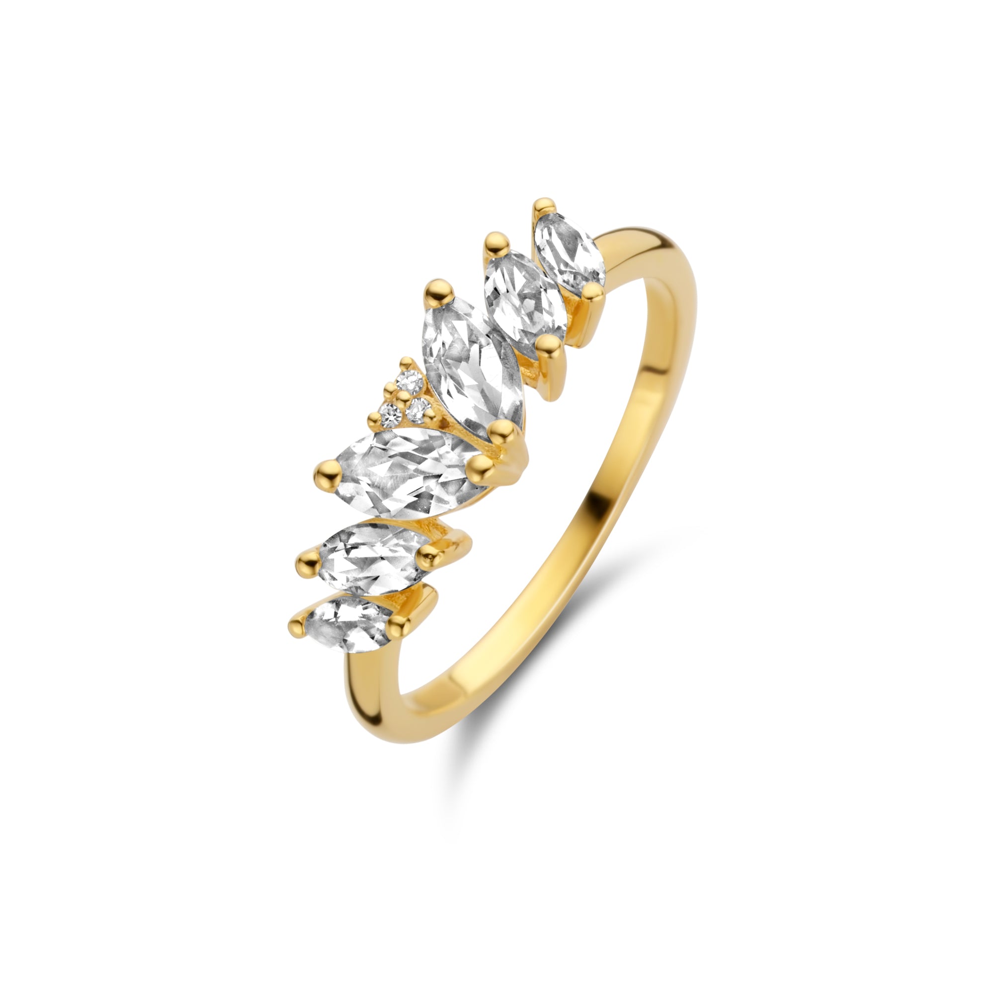 Swan Ring - Yellow Gold Plated