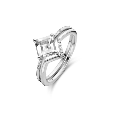 Evermore Ring - White Plated