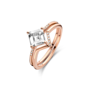 Evermore Ring - Rose Gold Plated