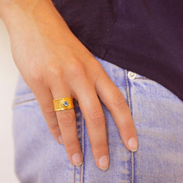 Hatsi Ring - Yellow Gold Plated