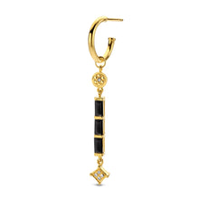 Mystery (Single) Earring - Yellow Gold Plated