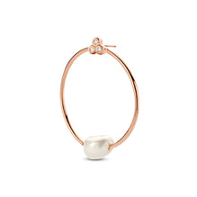 Nacré (Single) Hoop - Rose Gold Plated