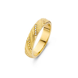 Scala Ring - Yellow Gold Plated