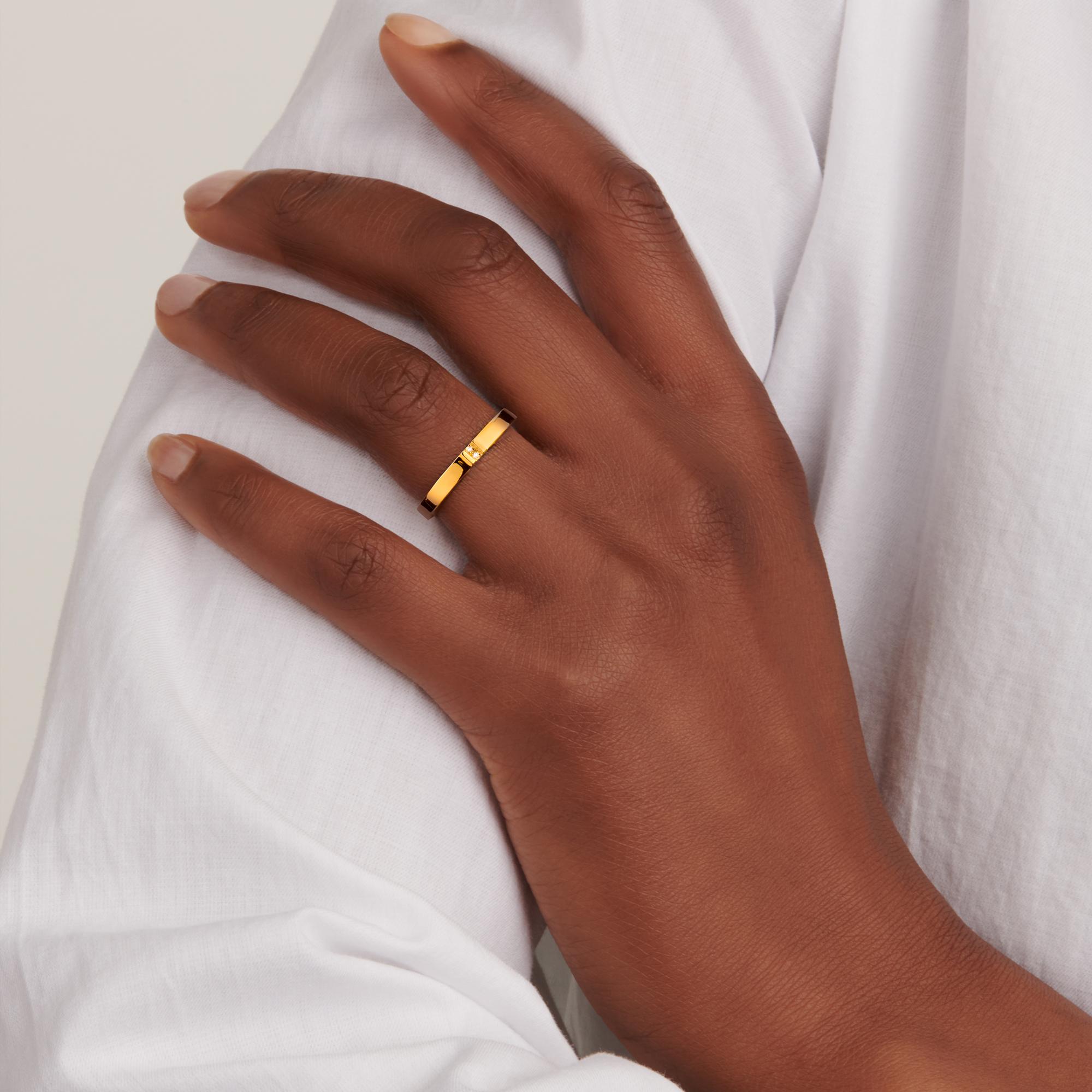 Break-Away Ring - Yellow Gold Plated