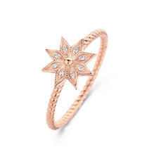 Snow Flower Ring - Rose Gold Plated