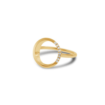 Circle of Life Ring - Yellow Gold Plated