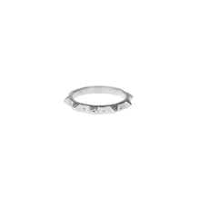 Crown Ring - White Plated