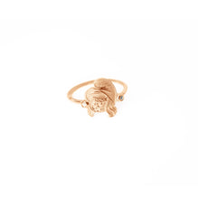 White Smurfette Ring - Rose Gold Plated