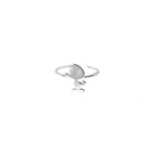 Smurf Shiny Tail Ring - White Plated