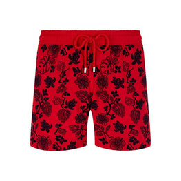 Red Print Father/Son Flock N.Turt Lf Men Mahina Swimsuit