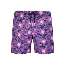 Purple Family Print Hypno Shell Violet Men Mahina Swimsuit