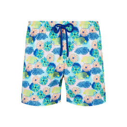 Multicolor Print Father/Son Urchins Fish Men Mahina Swimsuit