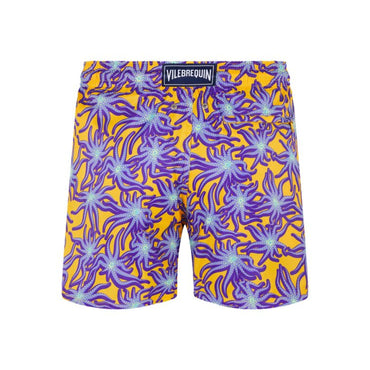 Purple Print Father/Son Octopuss Band Men Mahina Swimsuit