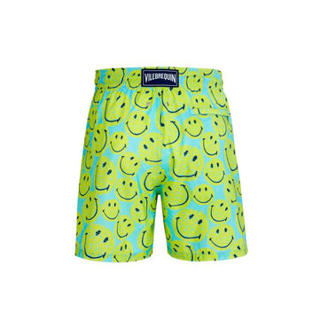 Blue Family Print Turtle Smiley Men Mahina Swimsuit