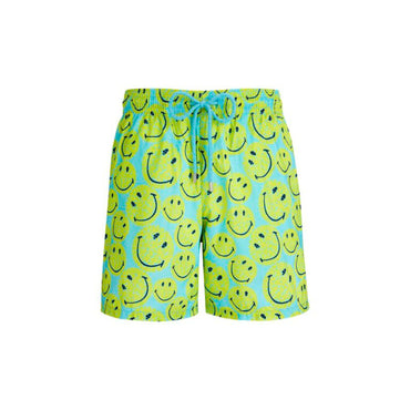 Blue Family Print Turtle Smiley Men Mahina Swimsuit