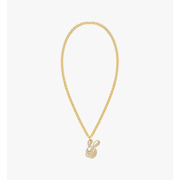 Unisex MCM x SAMBYPEN Rabbit Pendant Necklace - Gold