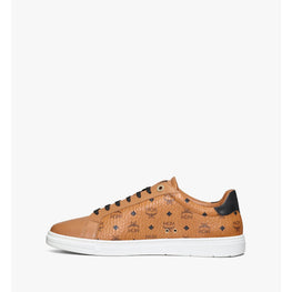 Women Terrain Lo Sneakers in Visetos - Cognac