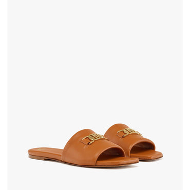 Unisex Mode Travia Flat Sandals - Cognac