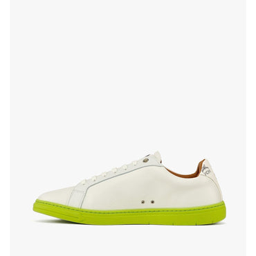 Women Terrain Lo Sneakers in Calf Leather - White