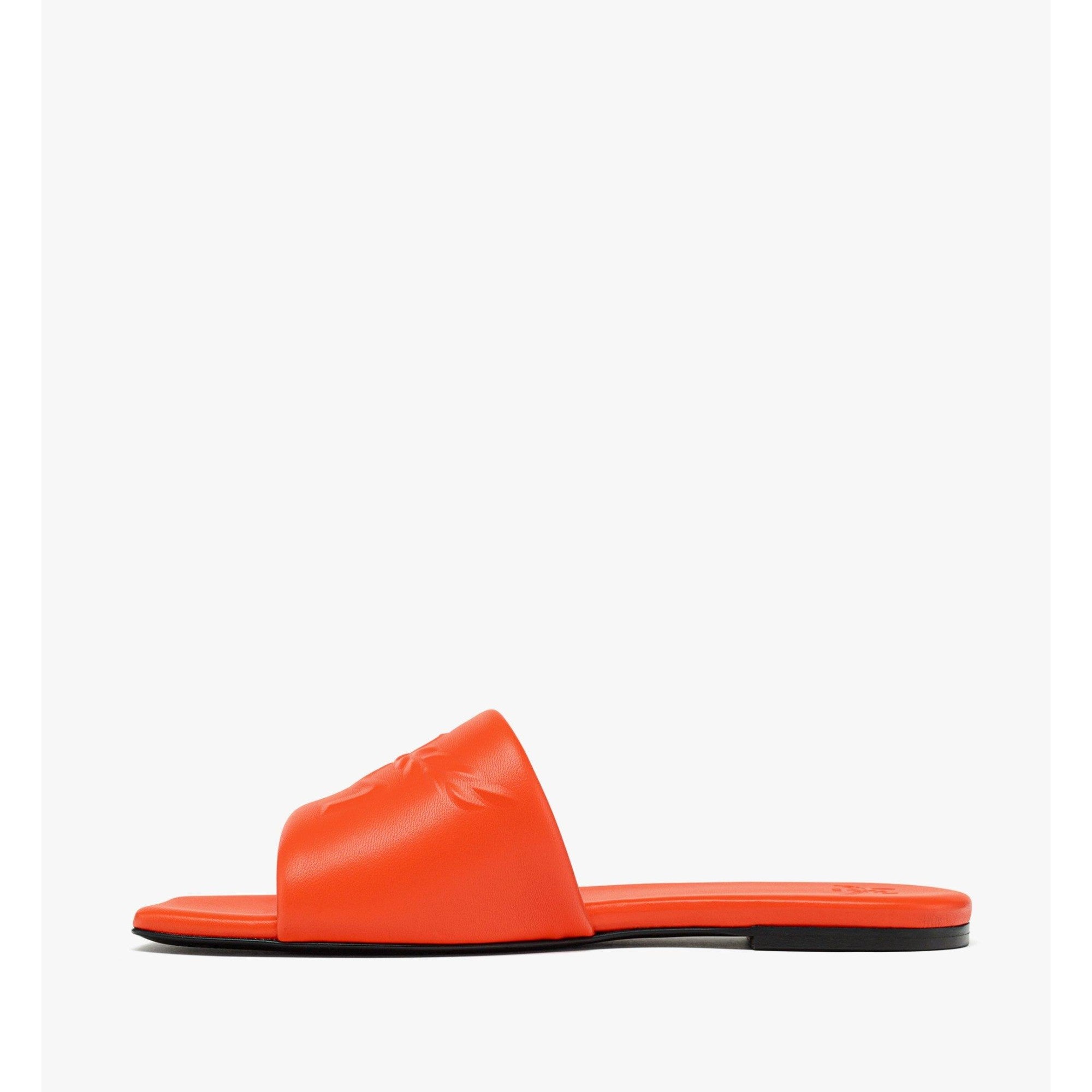 Unisex Laurel Flat Sandals in Lamb Leather - Orangeade