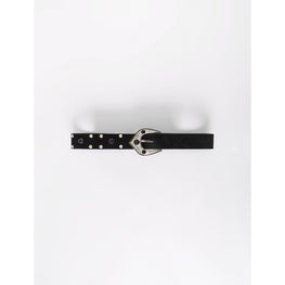 Women Berber-Style Suede Leather Belt - Black