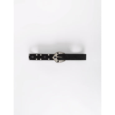 Women Berber-Style Suede Leather Belt - Black