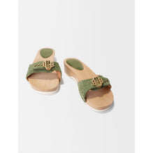 Women Clover Logo Sandals - Clay