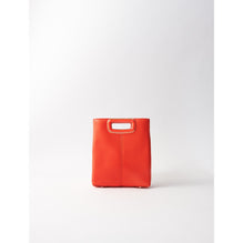 Women Leather Mini M Bag - Red