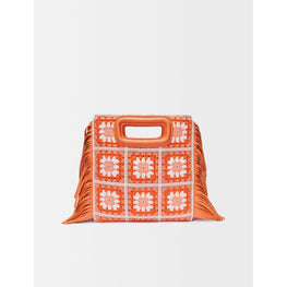 Women Crochet M Bag - Orange