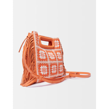 Women Crochet M Bag - Orange