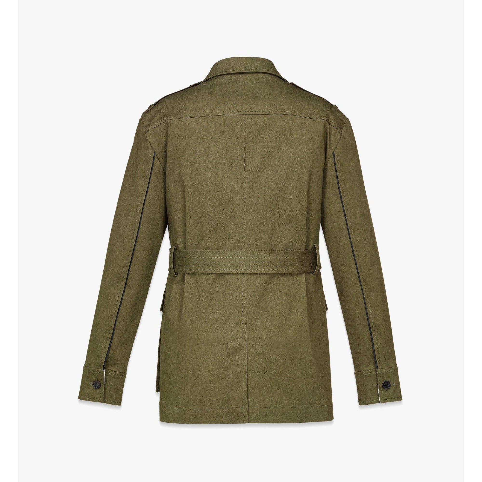 Women Meta Safari Jacket - Khaki