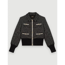 Women Tweed Jacket - Black