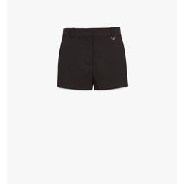 Women Tailored Shorts in Wool - Black