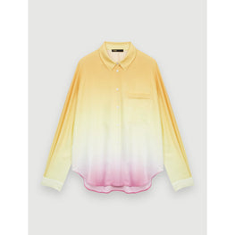 Women Tie-Dye Shirt - Yellow