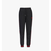 Women Cubic Monogram Sweatpants in Organic Cotton - Black